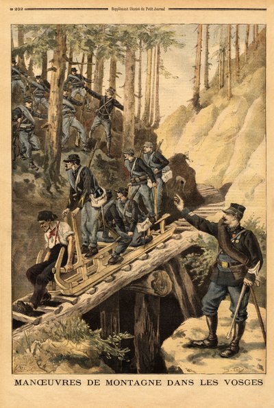 Manœuvre de montagne dans les Vosges d