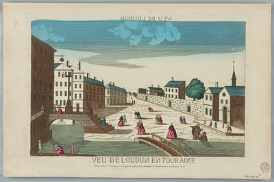 Théâtre optique, Vue de Londun en Touraine - Unknown artist