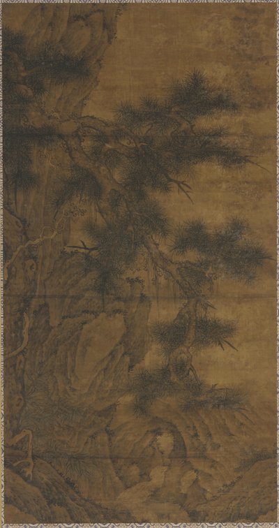 Pin et ruisseau - Unknown artist