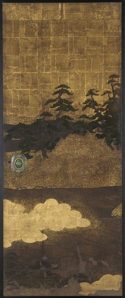 Pins, eau et nuages - Unknown artist