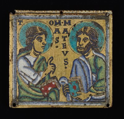 Plaque : Thomas et Matthieu - Unknown artist