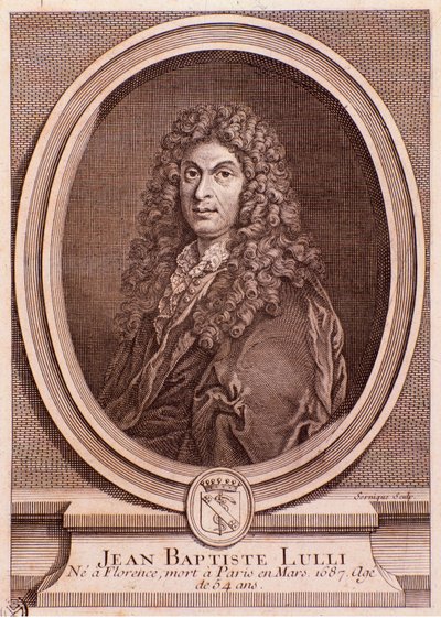 Portrait de Jean Baptiste Lully (gravure) - Unknown artist