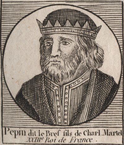 Portrait de Pépin III dit Pépin le Bref - Unknown artist