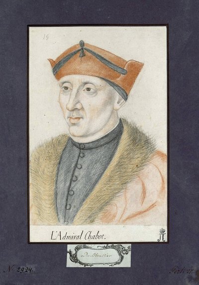 Portrait de Philippe de Chabot (1492-1543), amiral de France - Unknown artist