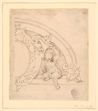 Projet pour un fronton décoratif - Unknown artist