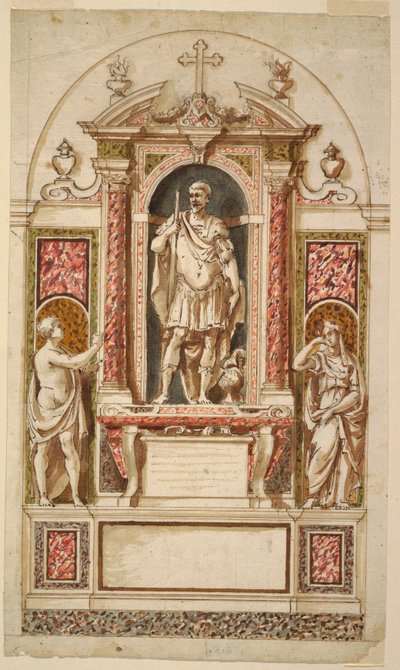 Projet pour un monument sépulcral - Unknown artist