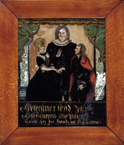 Mariage protestant en Alsace : la bénédiction des époux - Unknown artist