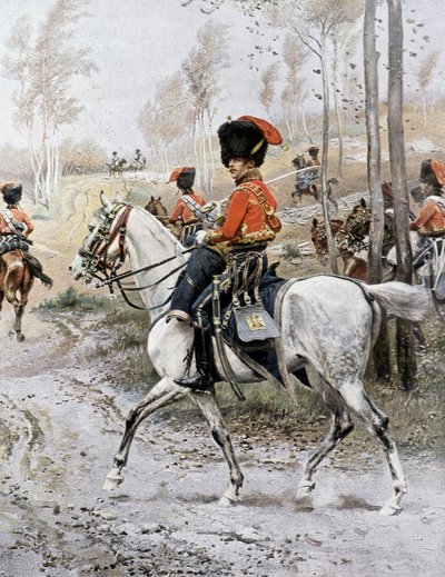 Régiment de chasseurs à cheval - Unknown artist