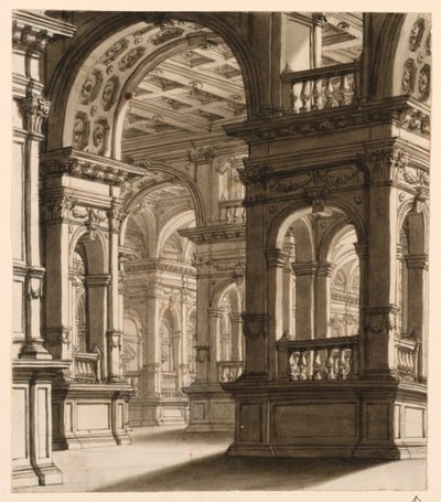 Décor de scène, intérieur d