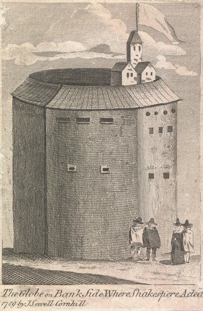 Le Globe sur Bank Side où Shakespeare a joué (publié par J. Serrell); page 10 (Volume Deux) - Unknown artist