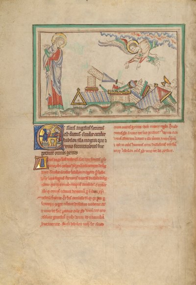 Le second ange et la destruction de Babylone - Unknown artist