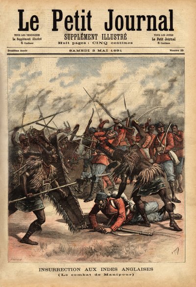 La bataille de Manipur (ou Manipur) (nord-est de l