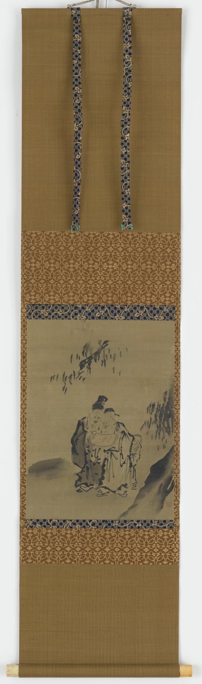 Deux sages chinois sous un arbre - Unknown artist