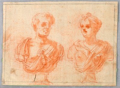 Deux bustes romains - Unknown artist