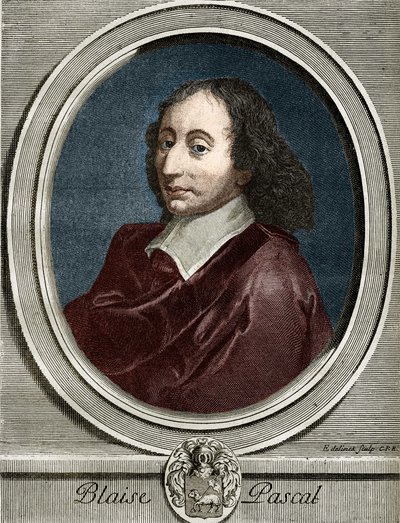 Portrait de Blaise Pascal (1623-1662), physicien, mathématicien et écrivain français. - Unknown artist