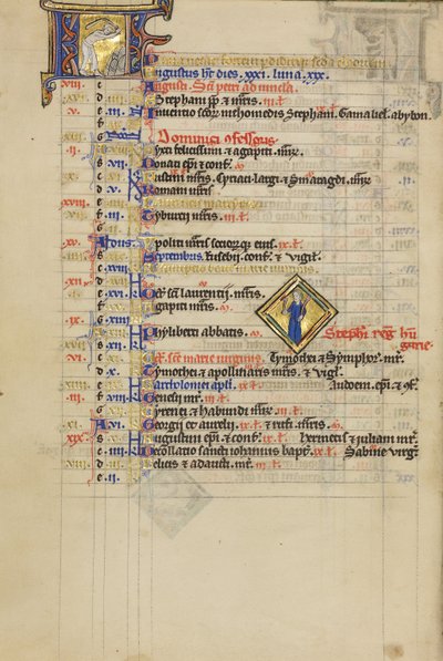 Un homme qui bat le blé ; Signe zodiacal de la Vierge - Unknown artist/maker