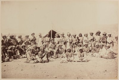 Tribus afghanes à un durbar - Unknown photographer