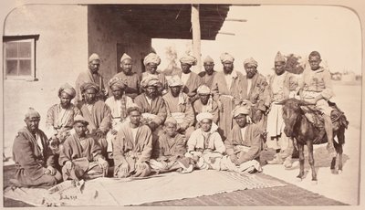 Durbar Maidan et chefs de Logar, Kaboul - Unknown photographer