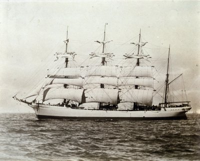 Voilier français Emile Renouf au large du Havre 02/07/1897 (Photographie) - Unknown photographer