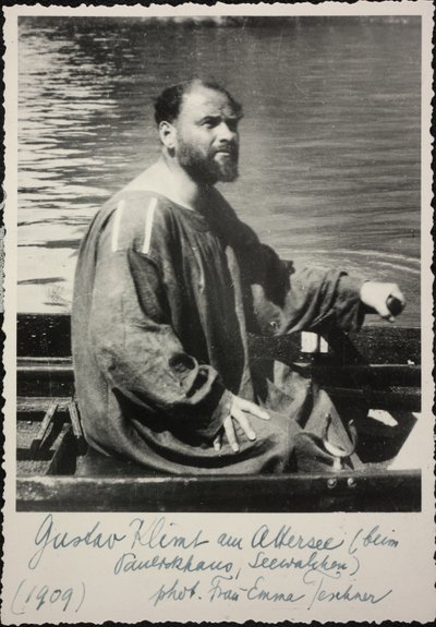 Gustav Klimt dans le canot - Unknown photographer