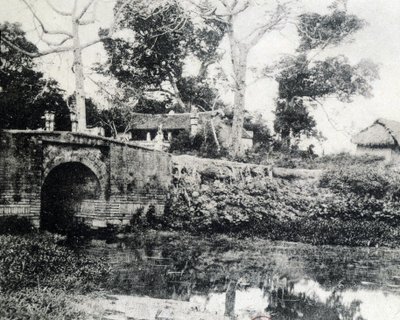 Hanoï, le Pont de Papier en 1883 - Unknown photographer