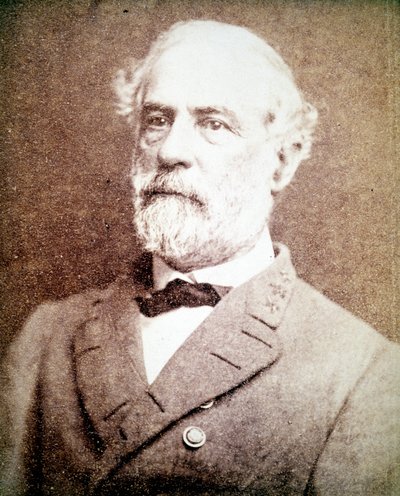 Portrait du Général Lee (1807 - 1870) qui a participé à la guerre civile en commandant l