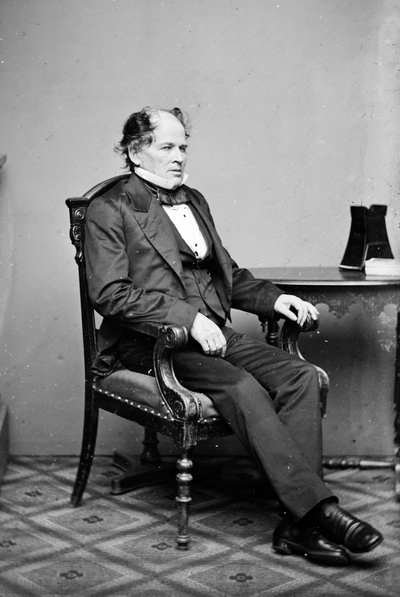 Portrait du météorologue et océanographe américain Matthew Fontaine Maury (1806-1873) Années 1860 - Unknown photographer