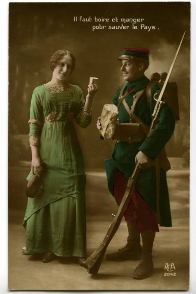 Guerre 1914 - 1918 (14-18) : carte postale d