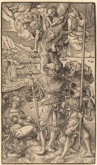 Deux mercenaires et une femme, 1524 - Urs Graf