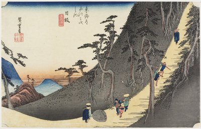Col de montagne de Sayo, Nissaka, c. 1833 - Utagawa Hiroshige