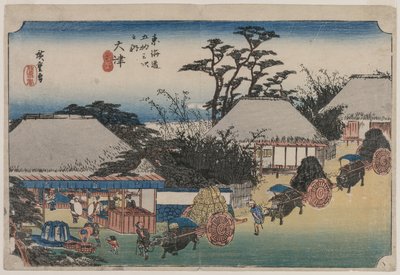 Les Cinquante-Trois Stations du Tokaido : Otsu - Utagawa Hiroshige