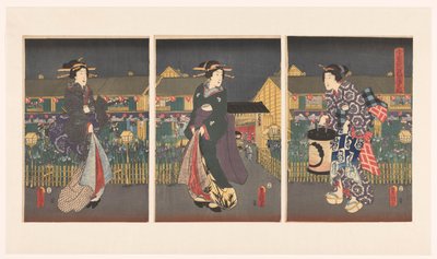Iris en pleine floraison - Utagawa Kunisada (I)