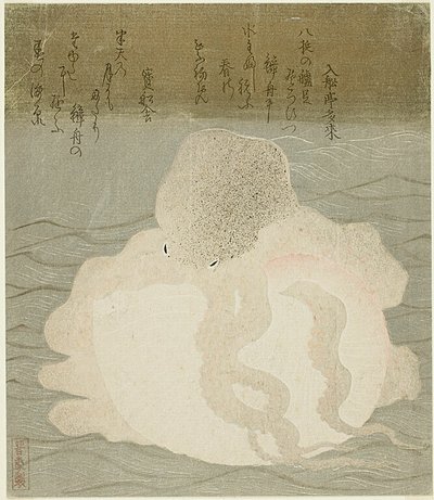 Pieuvre et coquillage - Utagawa Kuniyoshi