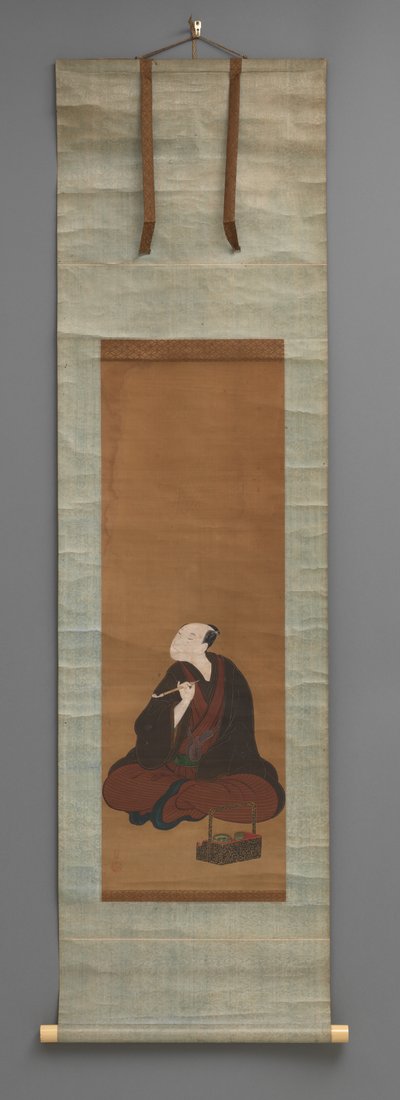Peinture en rouleau avec figure assise - Utagawa Toyokuni
