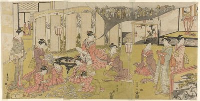 Le Jeu de Cartes - Utagawa Toyokuni I