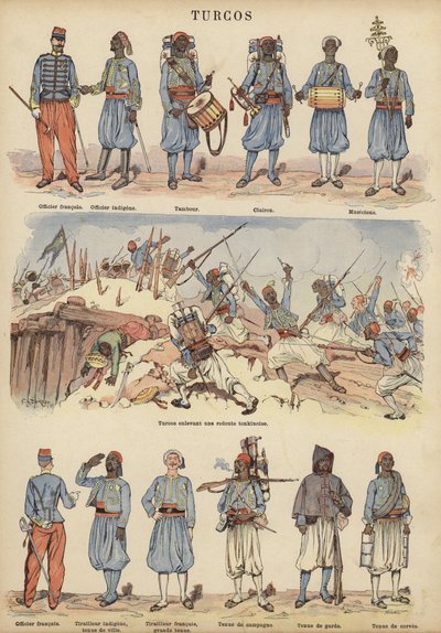 Turcos, soldats coloniaux de l