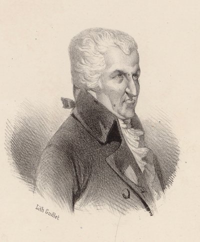 Portrait du compositeur Pierre-Alexandre Monsigny 1729-1817 - V. Guillet
