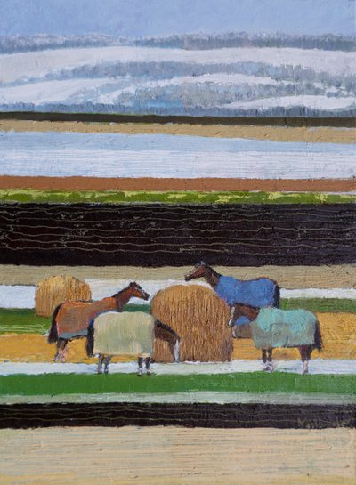Chevaux en couvertures, 2022 - Vadym Vaskovsky