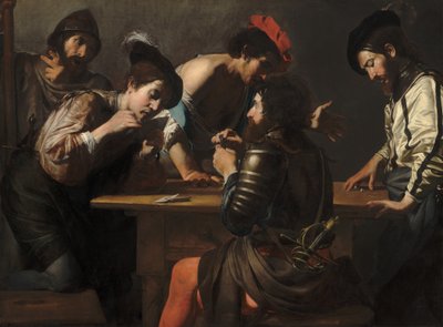 Soldats jouant aux cartes et aux dés Les tricheurs - Valentin de Boulogne