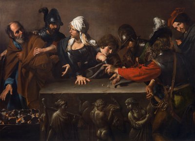 Le reniement de Saint Pierre, par Valentin de Boulogne (1591-1632) (détail) - Valentin de Boulogne