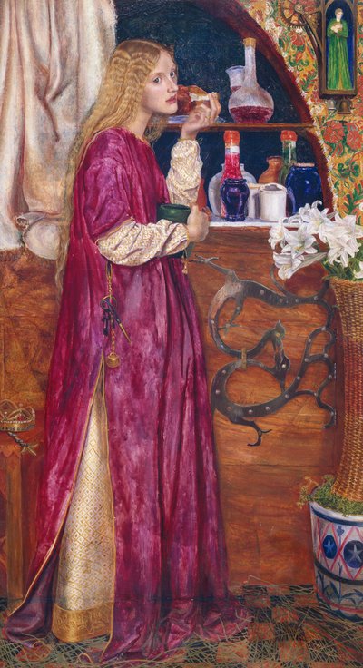 La Reine était dans le salon, mangeant du pain et du miel - Valentine Cameron Prinsep