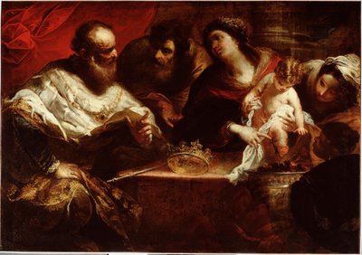 Moïse et le miracle des charbons ardents - Valerio Castello