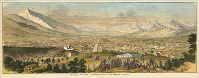 1863 vue de Salt Lake City - Various