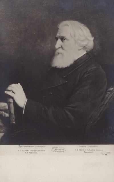 Ivan Tourgueniev, romancier, nouvelliste et dramaturge russe - Vasili Grigorevich Perov