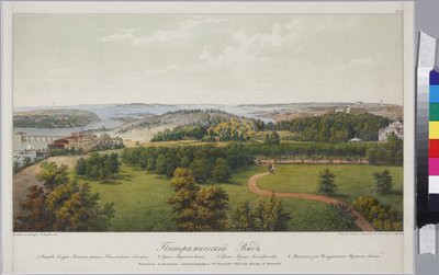 Vue panoramique de Sveaborg et Helsingfors (Feuille 2), par Sadovnikov, Vasily Semyonovich (1800-1879) - Vasili Semenovich Sadovnikov