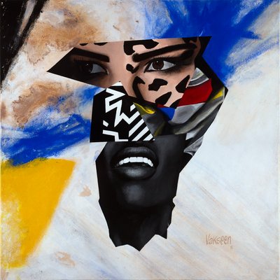 Son Éminence Royale, 2014 (acrylique sur toile) - Vaskeen Vaskeen