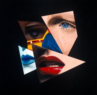 Invisible Me, 2015 (Acrylique sur panneau de bois) - Vaskeen Vaskeen