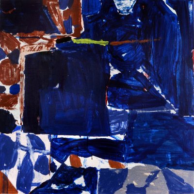 Abstraction bleu profond - Vered Gersztenkorn