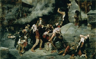 Aux pieds du Sauveur", le massacre des Juifs au Moyen-Âge - Vicente Cutanda y Toraya