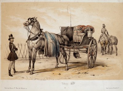 Tilbury - Lithographie par Adam, vers 1840 - Victor Adam